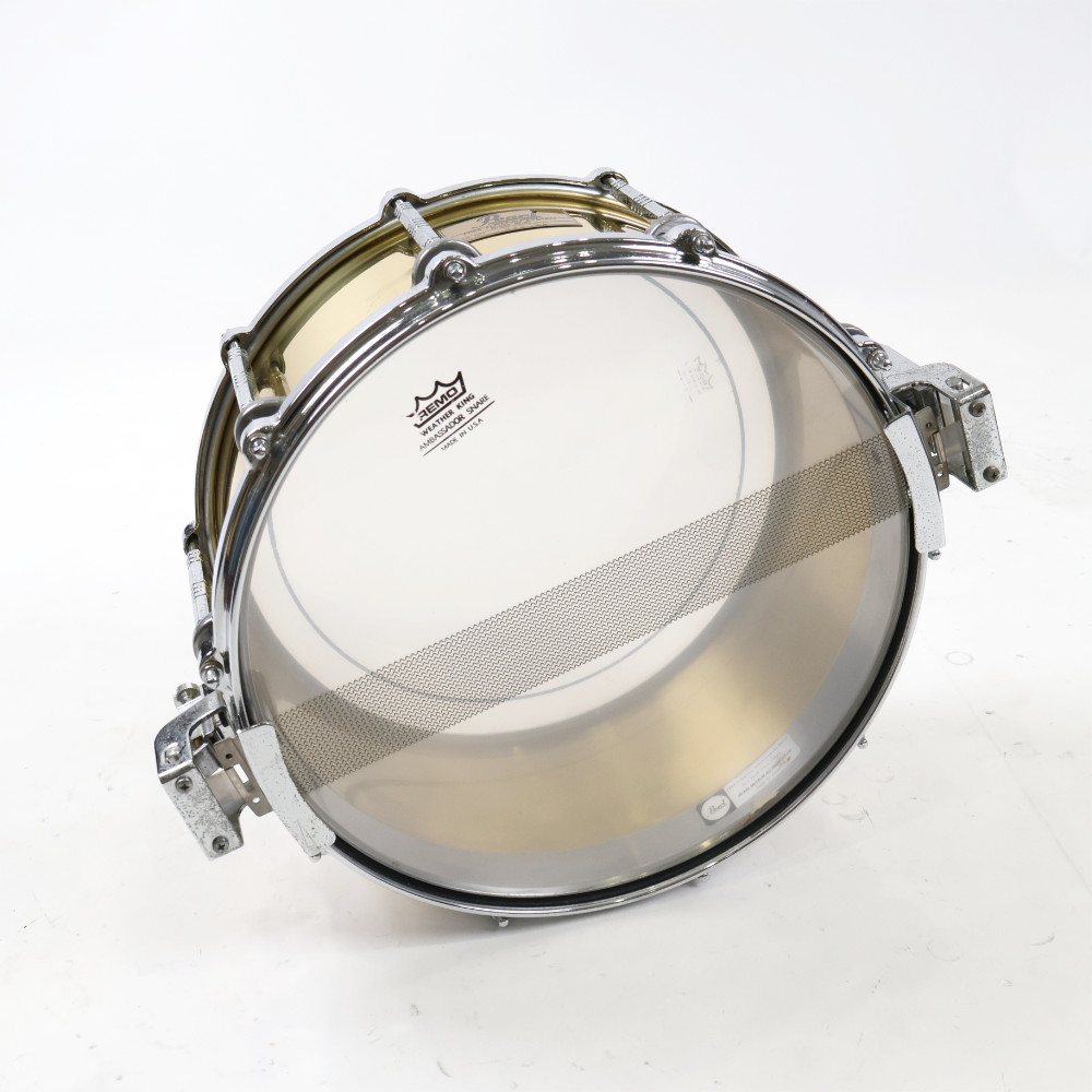 【中古】スネアドラム パール Pearl Free Floating Snare Brass Shell 14×6.5 Made In Japan 詳細画像