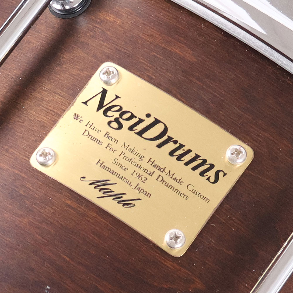 【中古】スネアドラム ネギドラム Negi Drums Maple Shell Snare Drum 14x5.5 スネアドラム エンブレム