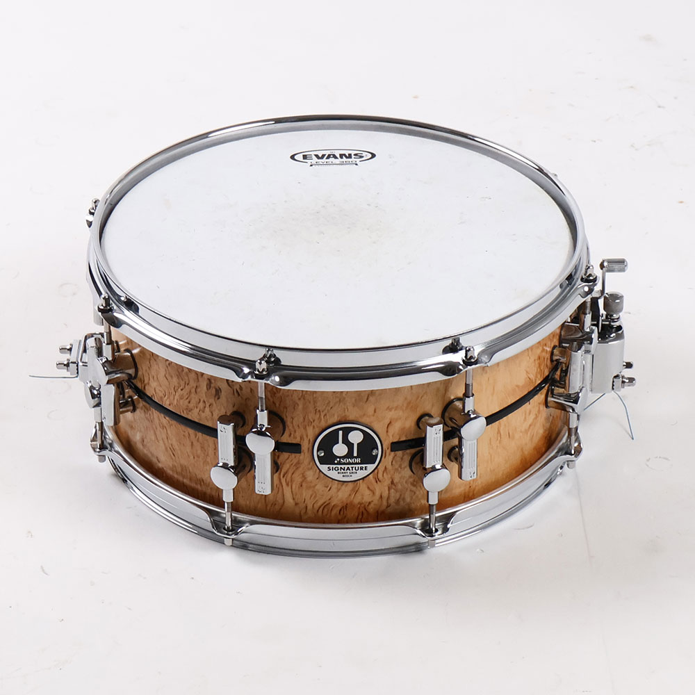 【中古】 スネアドラム ソナー SONOR SSD-13575BG Benny Greb Signature Snare Drum Beech 13x5.75 正面