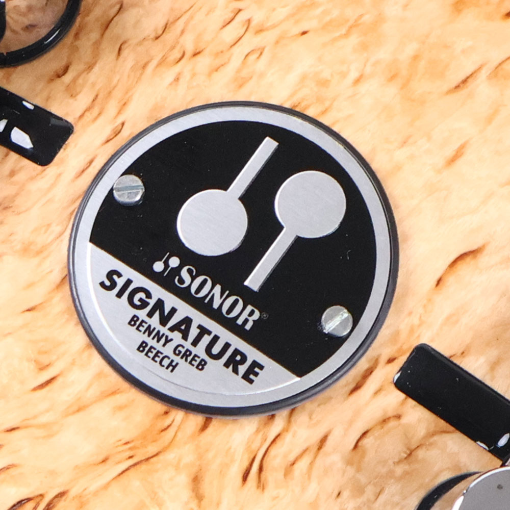 【中古】 スネアドラム ソナー SONOR SSD-13575BG Benny Greb Signature Snare Drum Beech 13x5.75 エンブレム