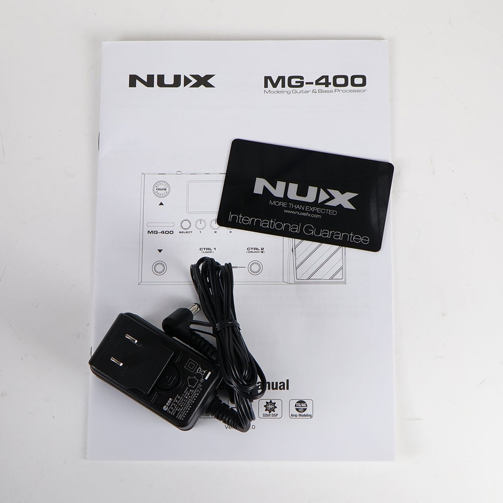 【中古】 NUX MG-400 マルチエフェクター 付属品