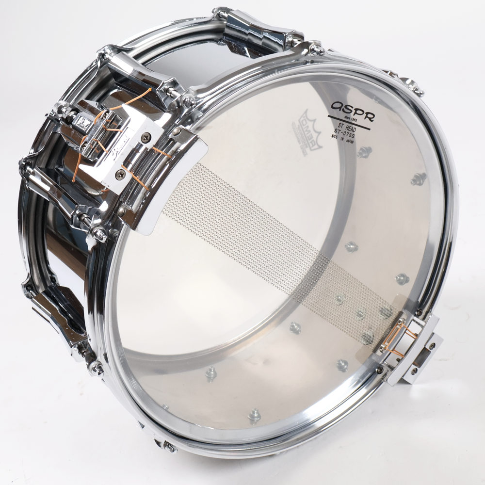 【中古】 スネアドラム パール Pearl Steel shell 14x6.5 スネアドラム Made in Japan スネアサイド