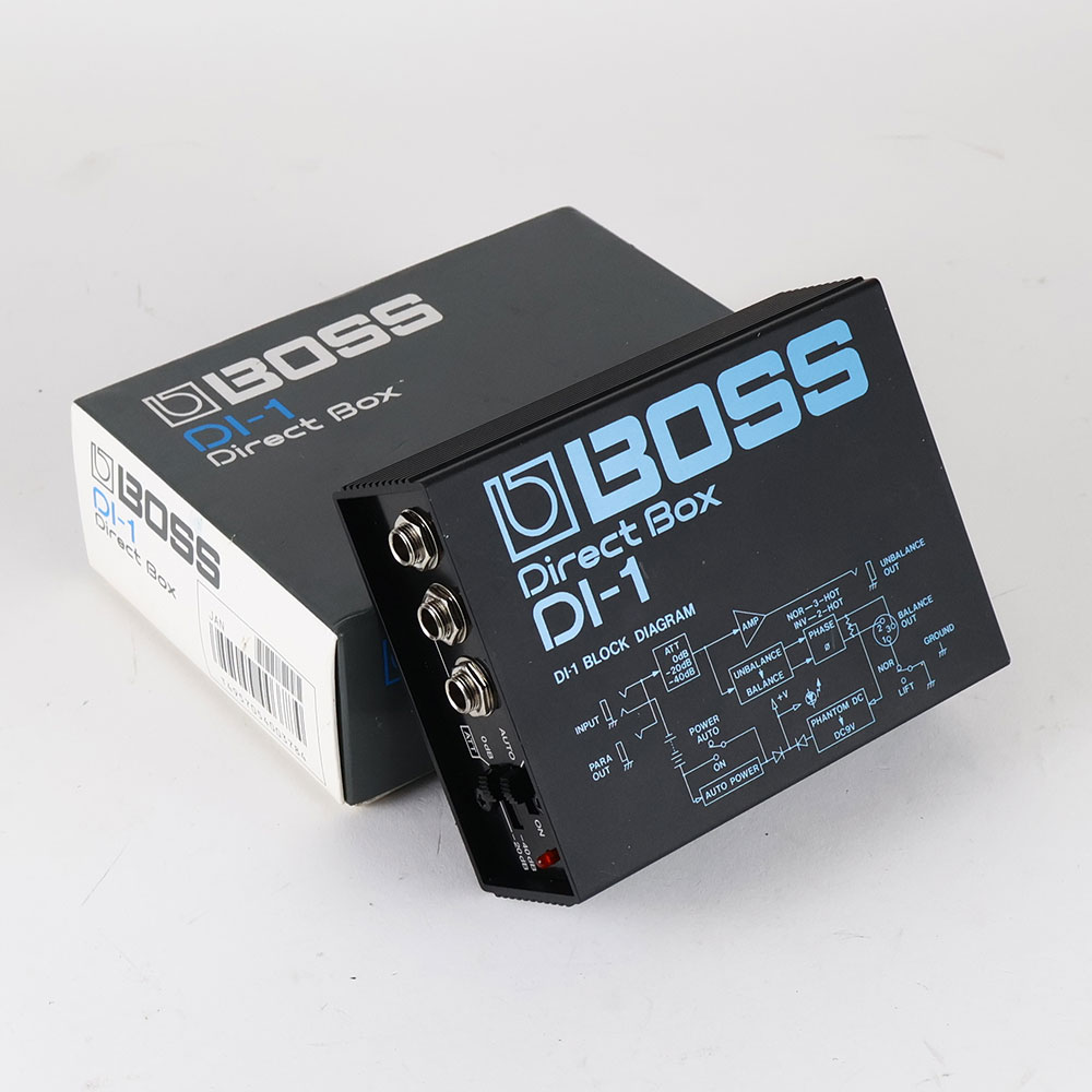 BOSS Direct Box DI-1 ダイレクトボックス　中古良品① 中古】 ダイレクトボックス DIボックス BOSS DI-1 Direct Box D.I