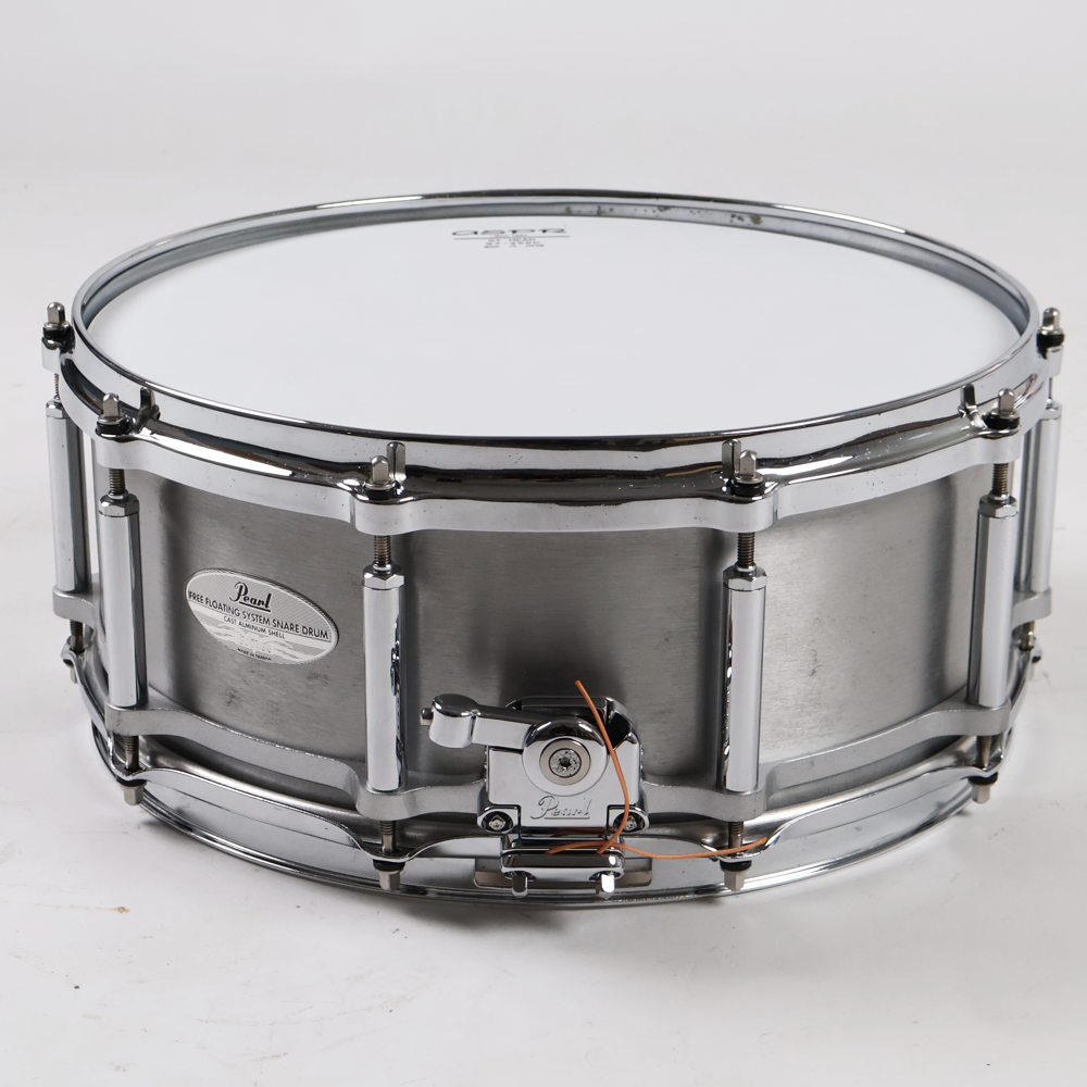 中古】 スネアドラム パール Pearl FCA1458 Free Floating Snare CAST