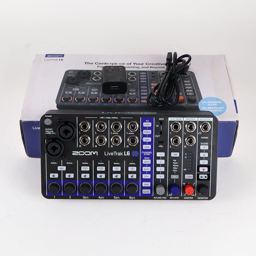 中古】 ZOOM ズーム LIVETRAK L6 10ch デジタルミキサー＆レコーダー