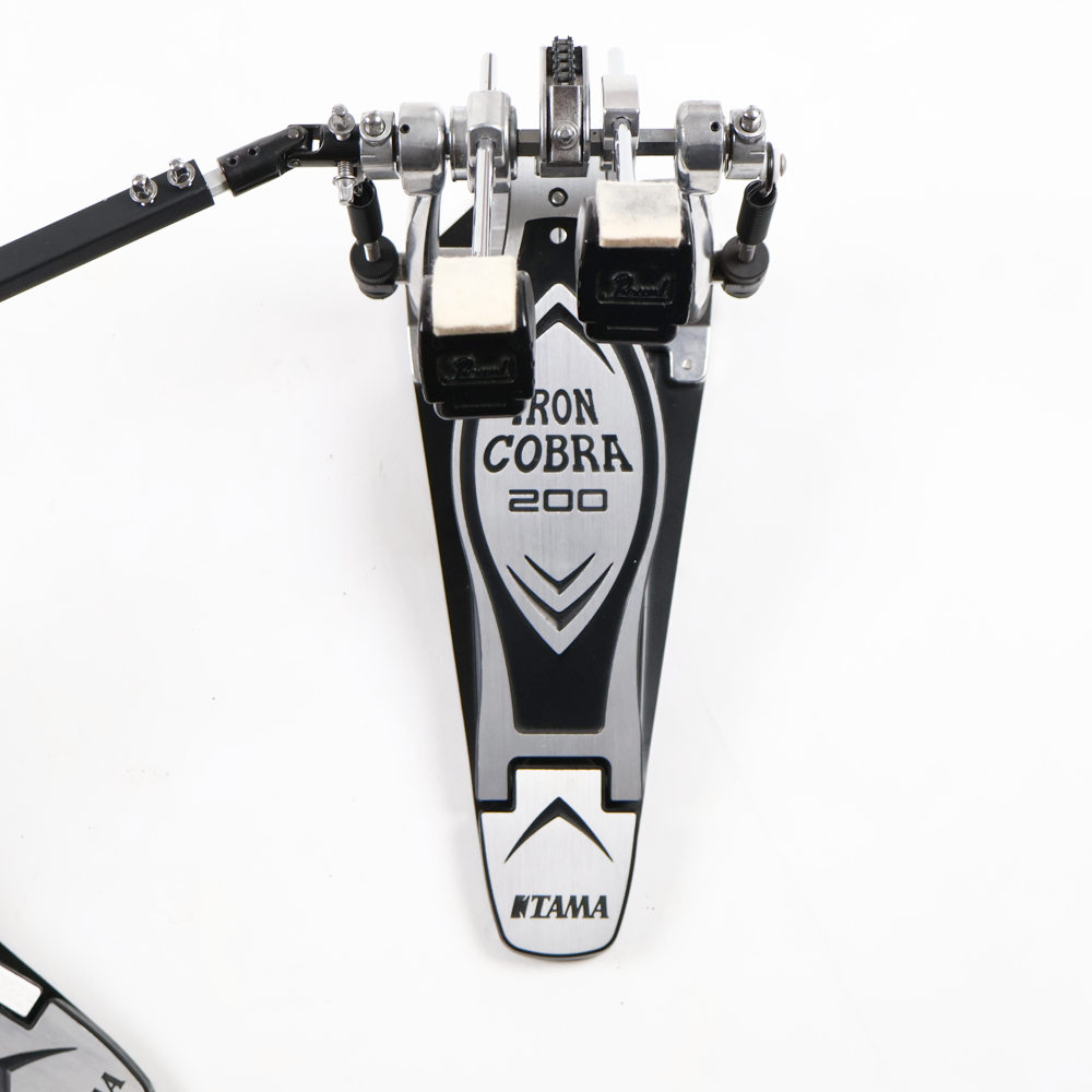 【中古】 ドラムツインペダル タマ TAMA HP200PTW Iron Cobra 200 Twin Pedal Power Glide アイアンコブラ フット部