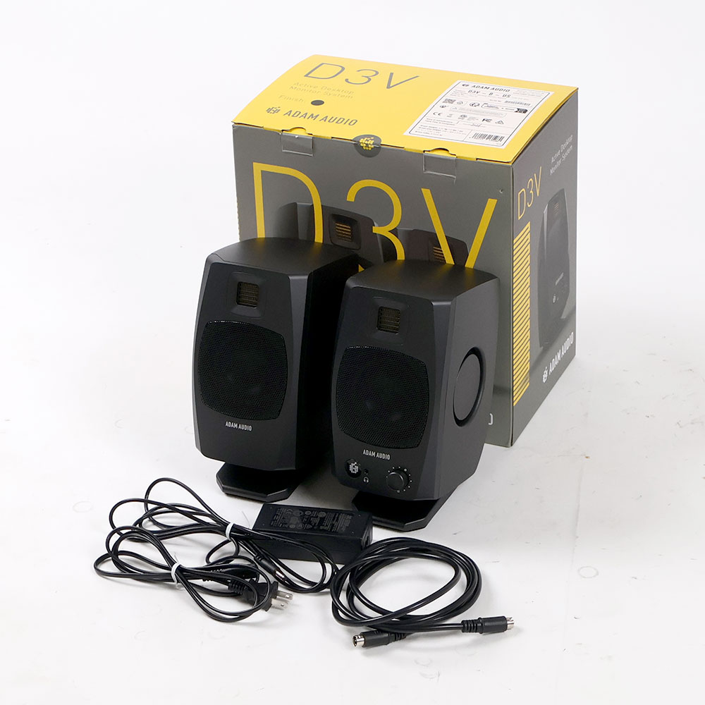 【中古】 ADAM AUDIO D3V Black モニタースピーカー