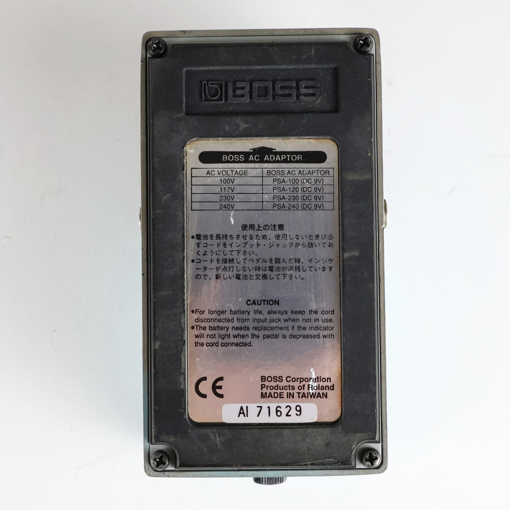 【中古】 リミッター エフェクター BOSS LMB-3 Bass Limiter Enhancer ベースエフェクター リミッターエンハンサー 裏面