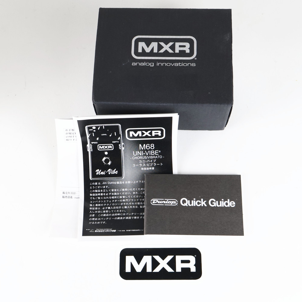 【中古】 MXR M68 Uni-Vibe Chorus/Vibrato ギターエフェクター 付属品