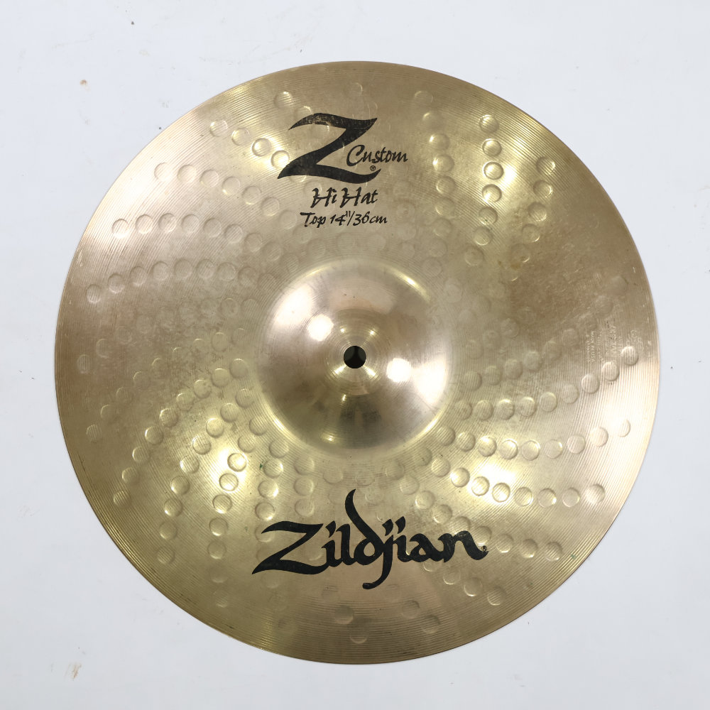 【中古】 トップのみ ハイハットシンバル ジルジャン ZILDJIAN Z Custom Hi Hat TOP 14インチ ハイハットトップ