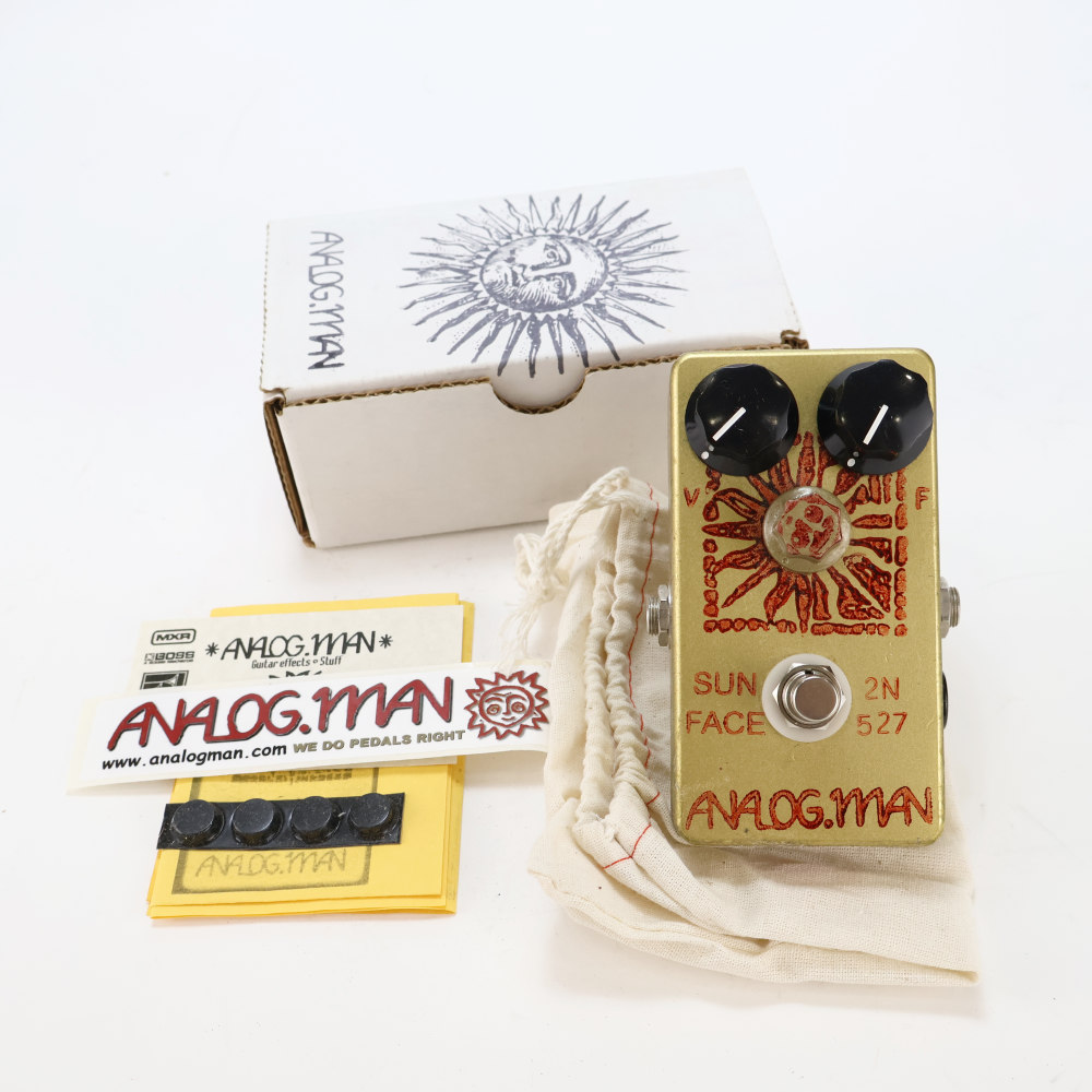 【中古】 ANALOG.MAN アナログマン SUN FACE 2N527 ファズ エフェクター ギターエフェクター