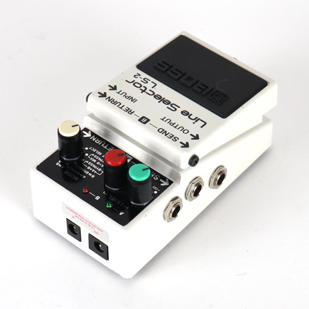 【中古】 ラインセレクター エフェクター BOSS LS-2 Line Selector ギター ベースエフェクター リア斜めアングル画像