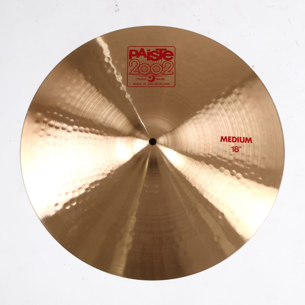 【中古】 PAISTE パイステ 2002 Medium 18インチ クラッシュシンバル