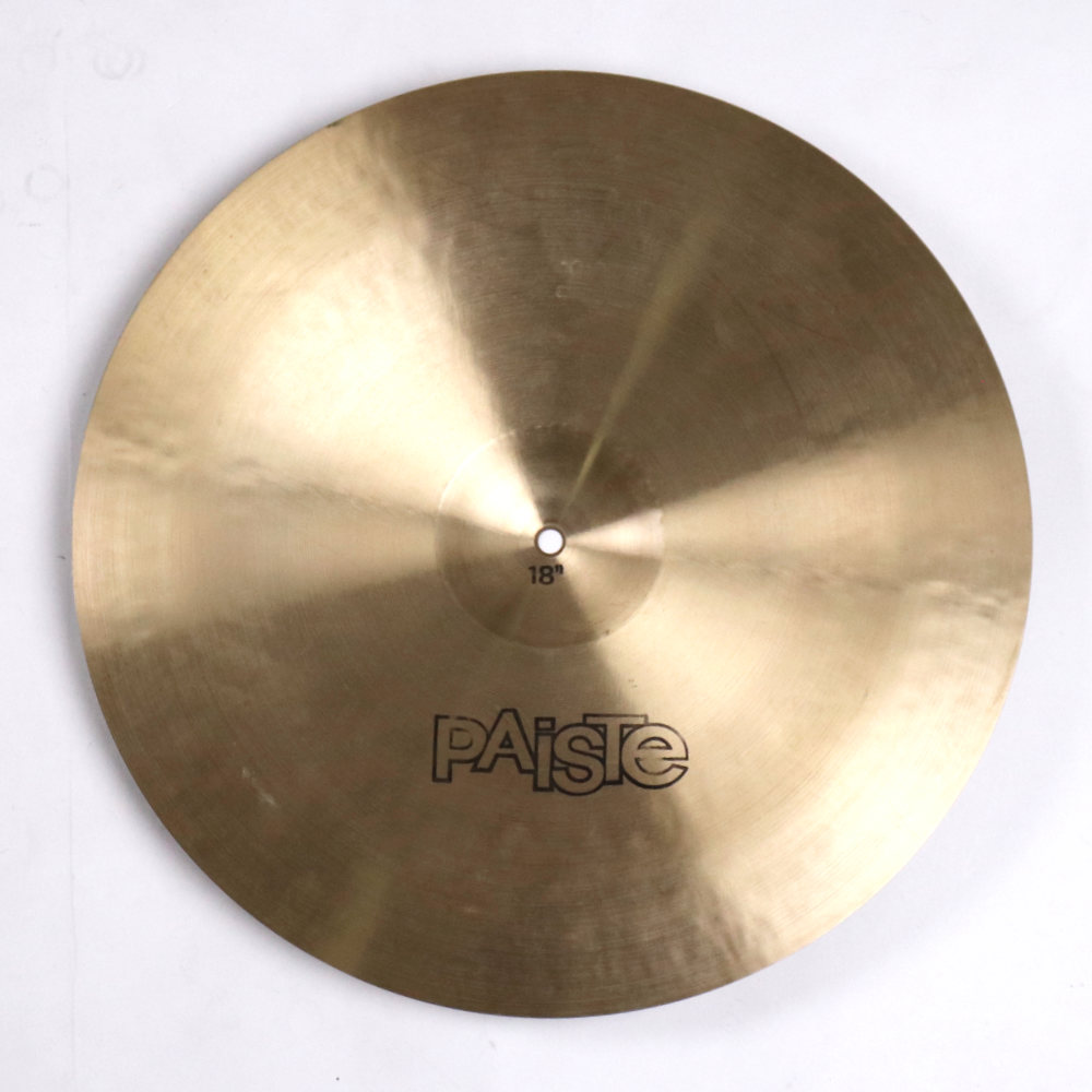 【中古】 チャイナシンバル パイステ PAISTE Formula 602 CHINA TYPE 18インチ 1970s ビンテージシンバル 裏面画像