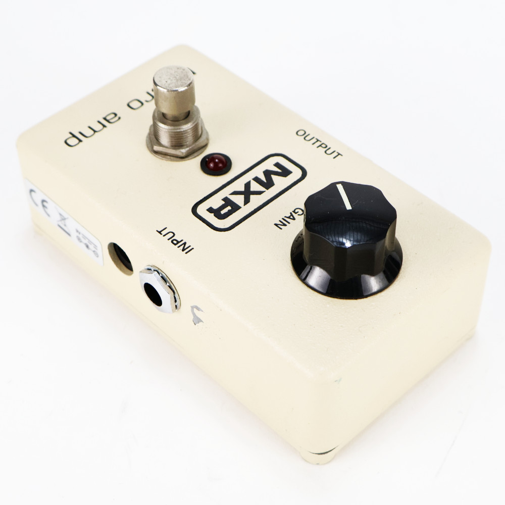 【中古】 ブースター エフェクター MXR M-133 MICRO AMP マイクロアンプ ギターエフェクター 本体画像 斜め