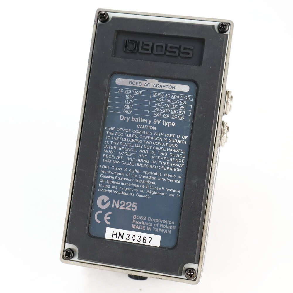 【中古】 デジタルリバーブ ディレイ エフェクター BOSS RV-3 Digital Reverb Delay ボス ギターエフェクター 本体画像 裏
