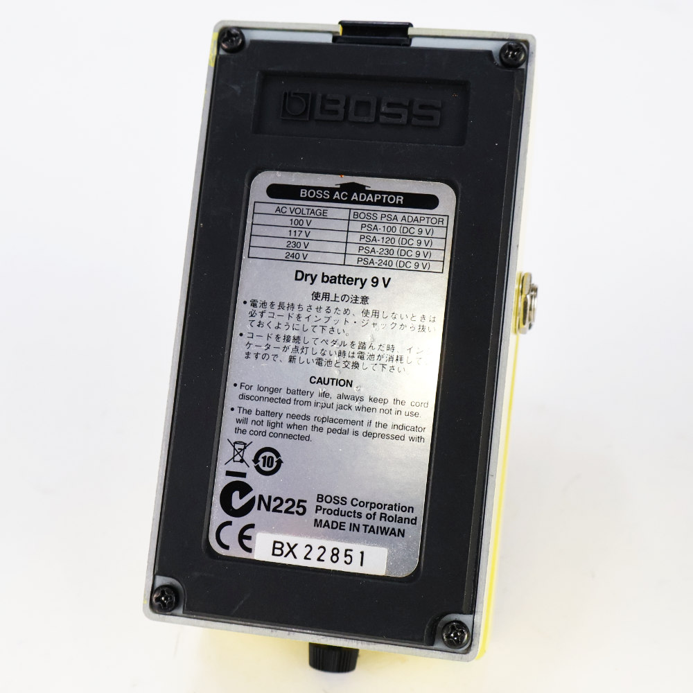 【中古】 エフェクター BOSS SD-1 Super Over Drive モディファイ品 ボス スーパーオーバードライブ 本体画像 裏
