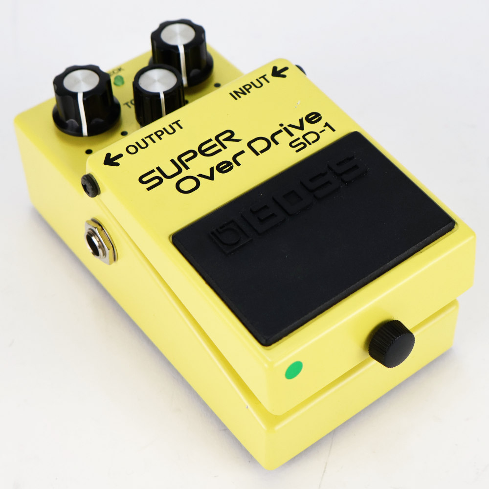 【中古】 エフェクター BOSS SD-1 Super Over Drive モディファイ品 ボス スーパーオーバードライブ 本体画像 斜め