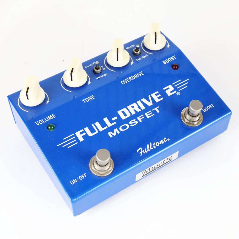 【中古】オーバードライブ フルトーン Fulltone Full-Drive 2 MOSFET ギターエフェクター フルドライブ モズフェット 本体画像 斜め 2