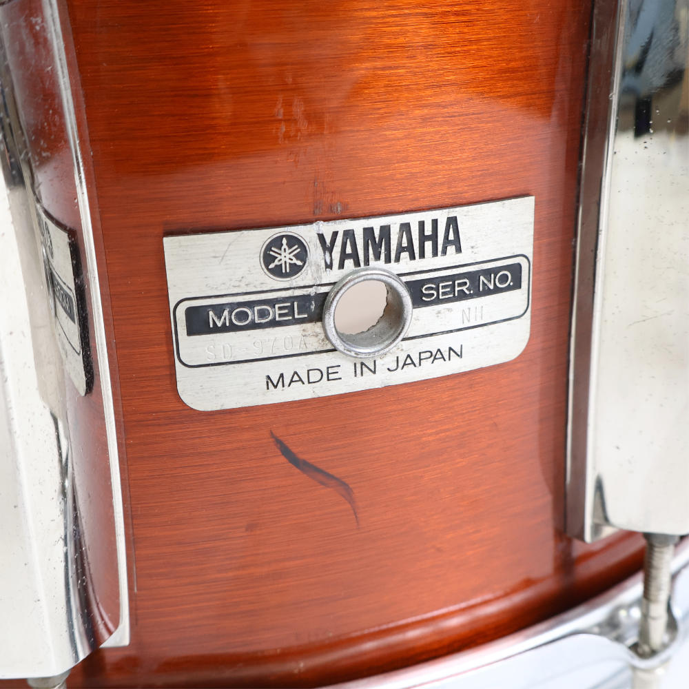 【中古】 スネアドラム ヤマハ YAMAHA SD-970A 14x6.5 バーチシェル Made in Japan 詳細画像