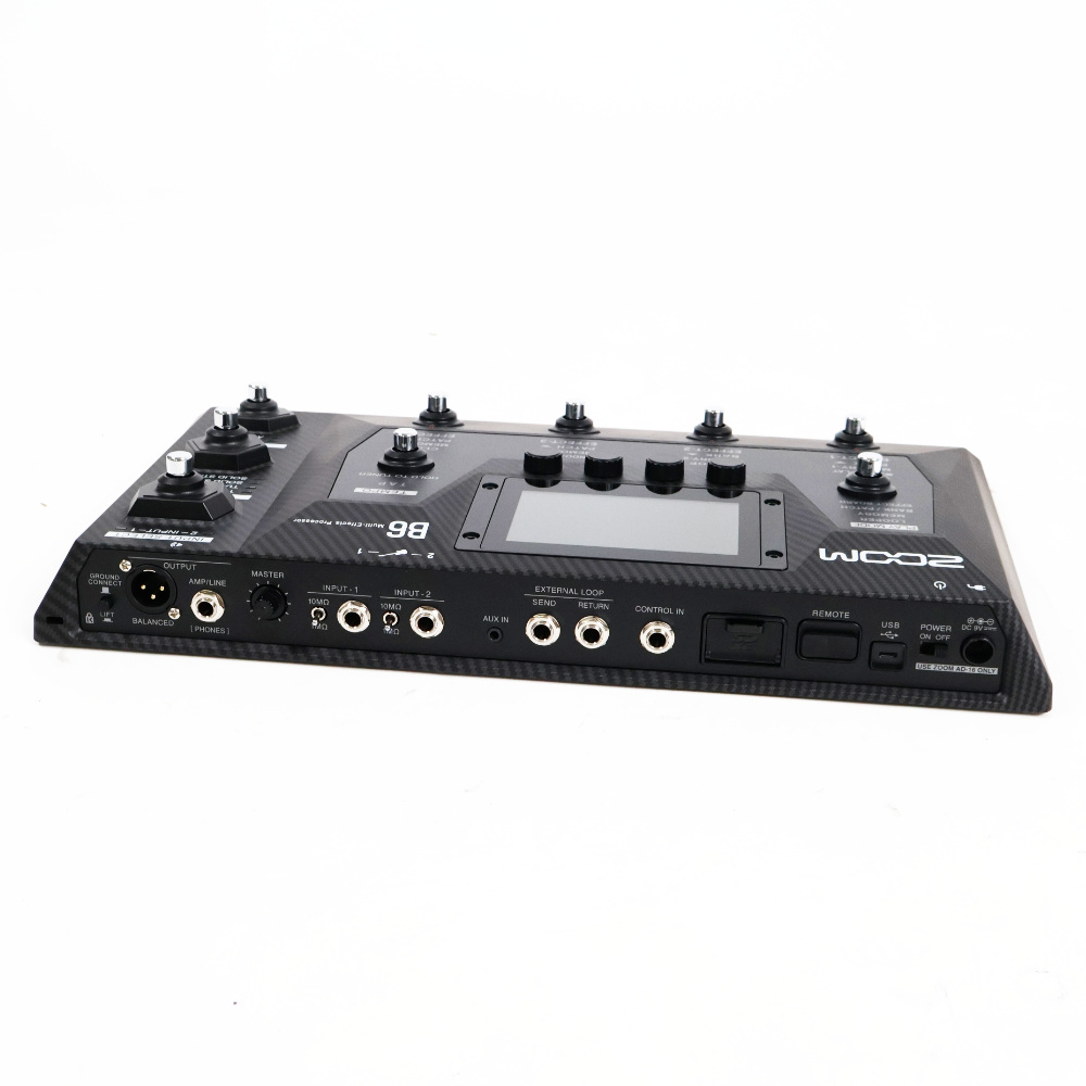 【中古】ZOOM ズーム B6 ベース用マルチエフェクター タッチ操作 DI搭載 インサート 