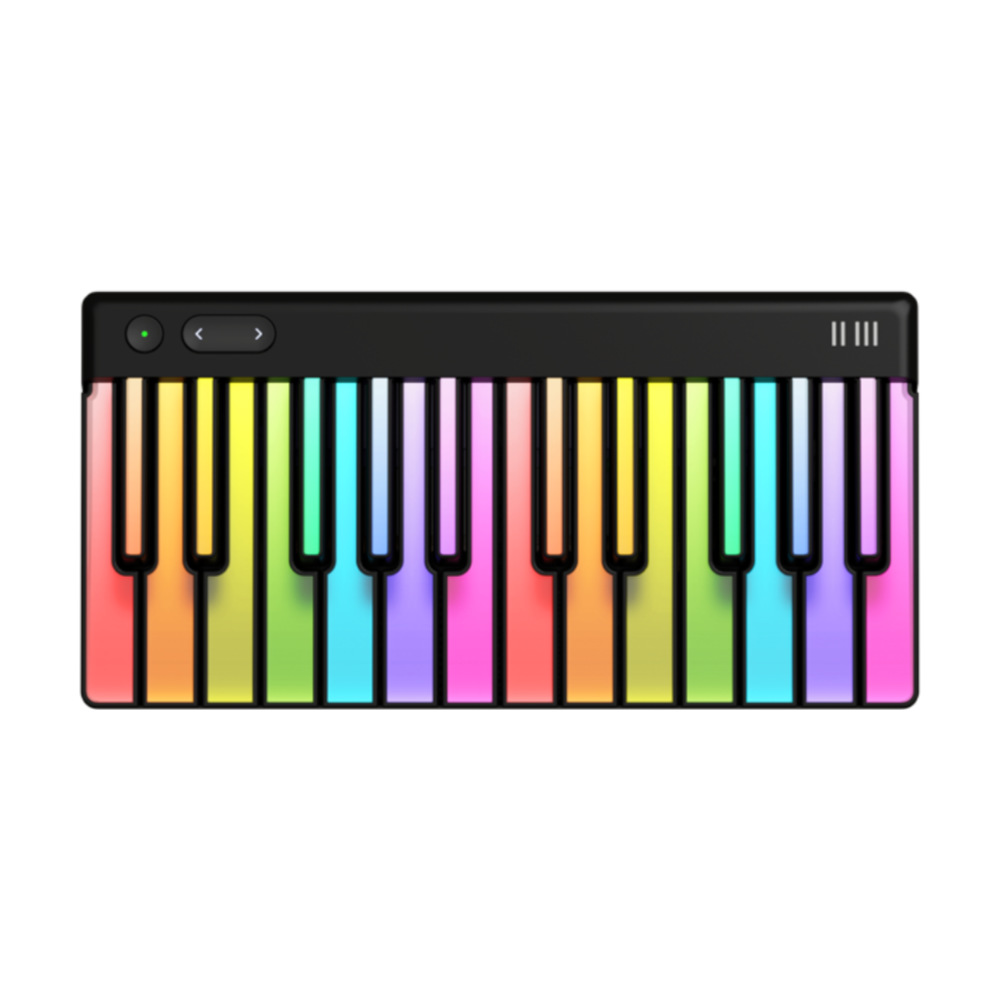 ROLI ロリ PIANO M 24鍵 MIDIキーボード カラフル正面画像