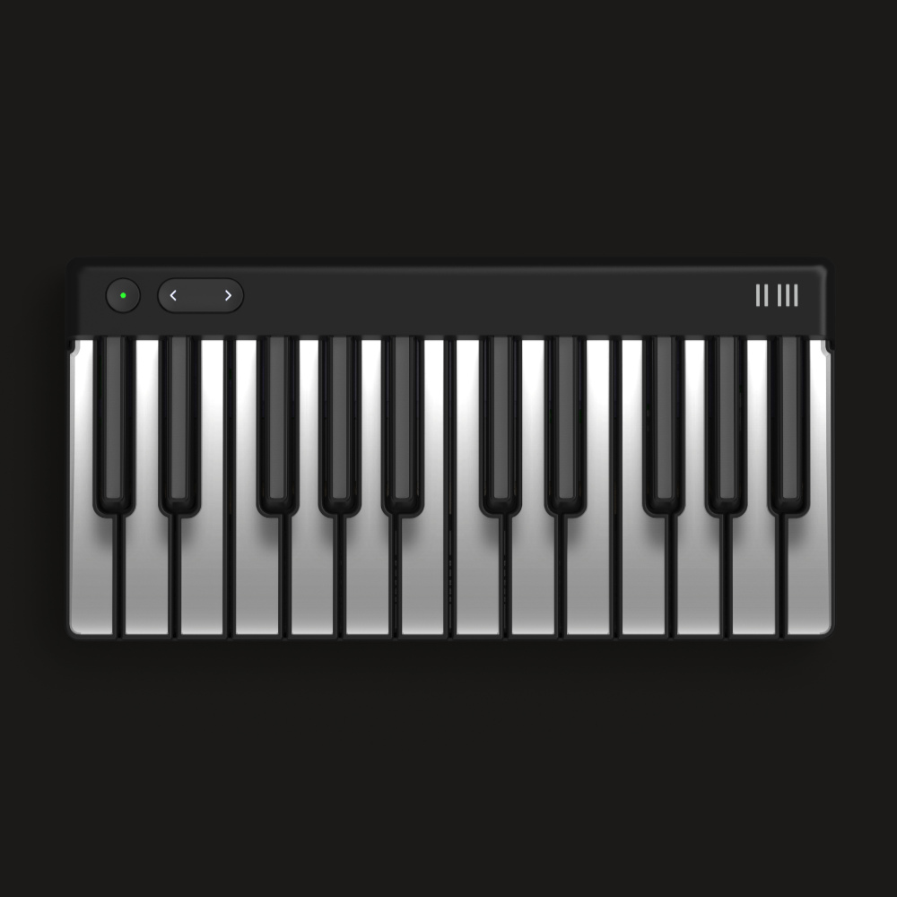 ROLI ロリ PIANO M 24鍵 MIDIキーボード ピアノモード画像
