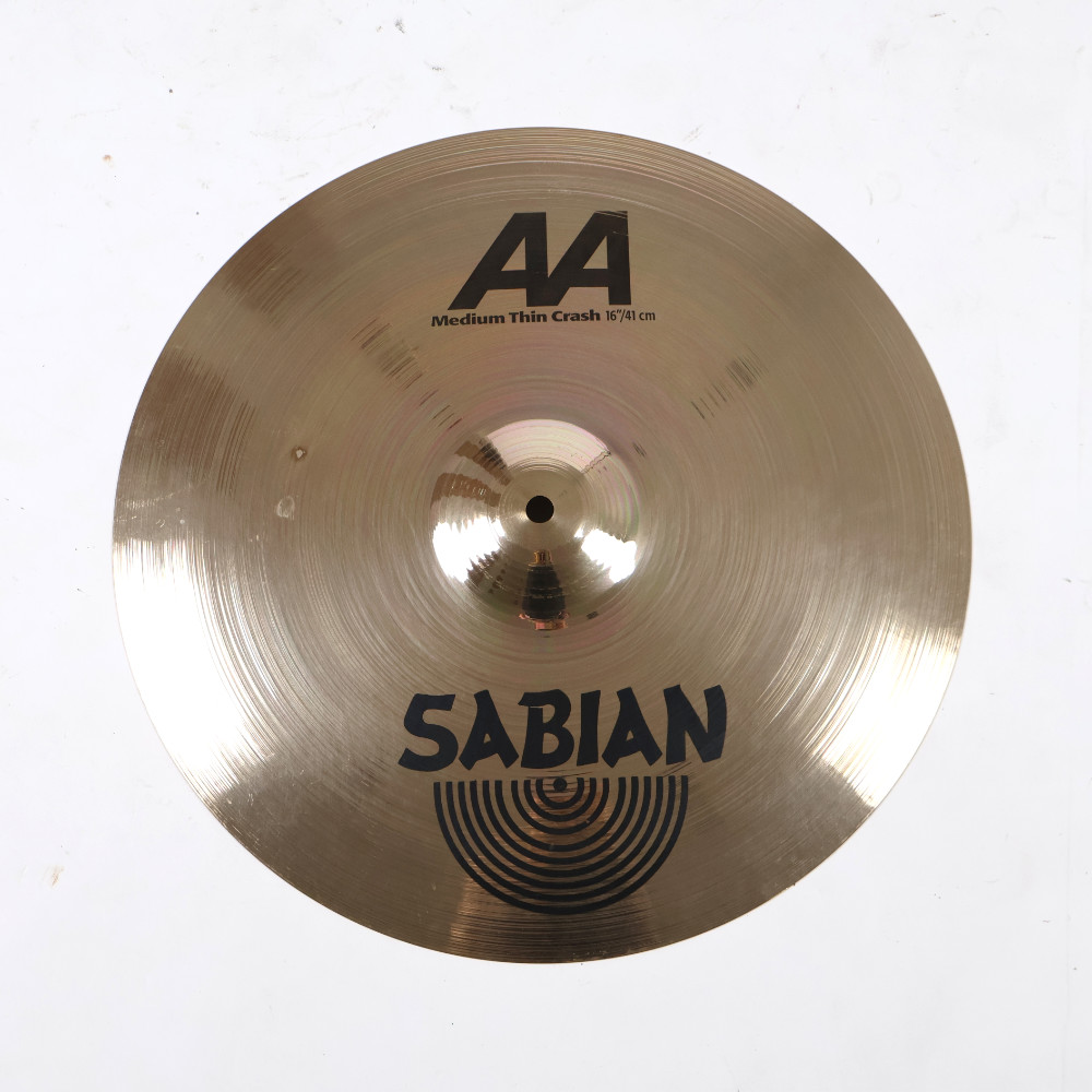 【中古】 クラッシュシンバル セイビアン SABIAN AA MEDIUM THIN CRASH 16インチ