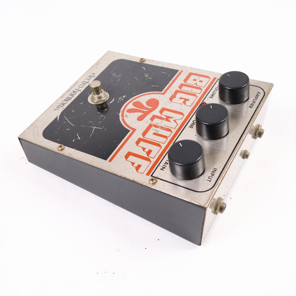 【中古】 ファズ ディストーション エフェクター ELECTRO-HARMONIX エレハモ Big Muff Pi Reissue 初期型 EC3003-A 基盤 ビッグマフ ギターエフェクター 右サイド画像