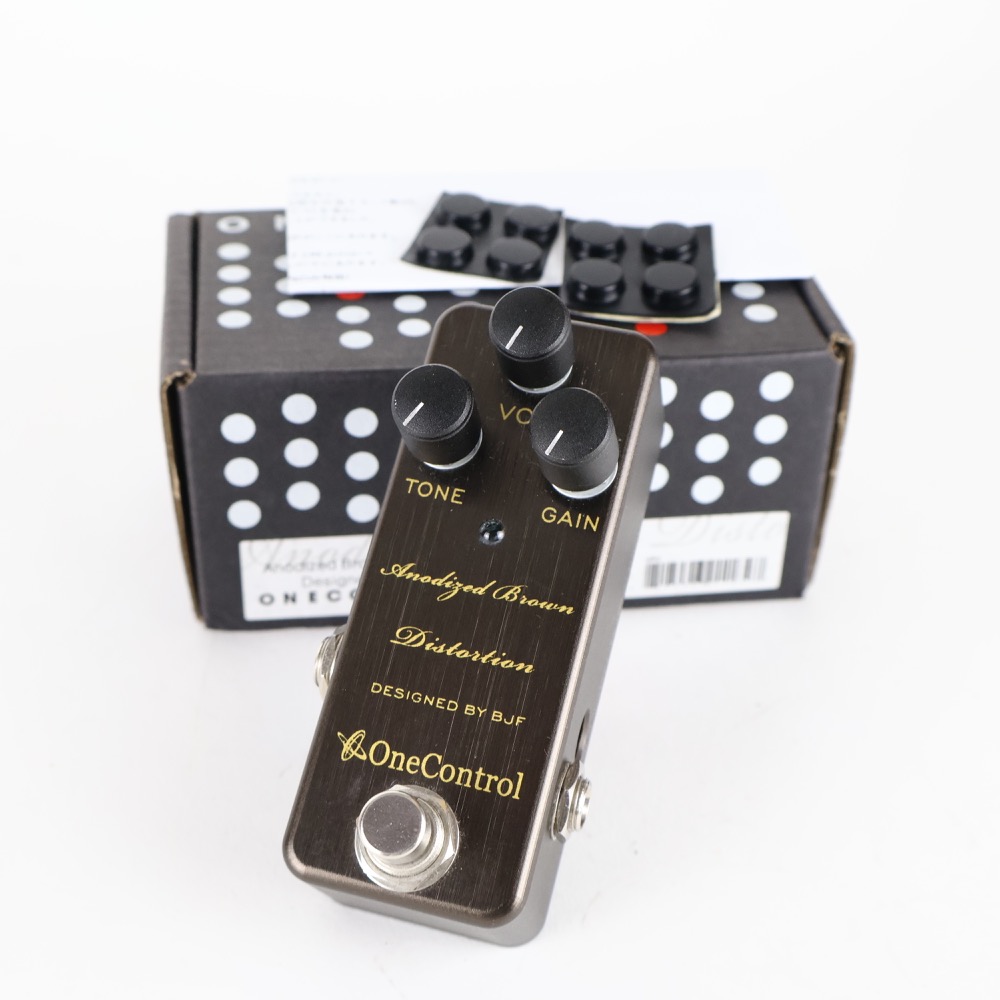 【中古】 ディストーション ONE CONTROL ANODIZED BROWN DISTORTION 旧デザイン ワンコントロール アノダイズドブラウン ワンコン