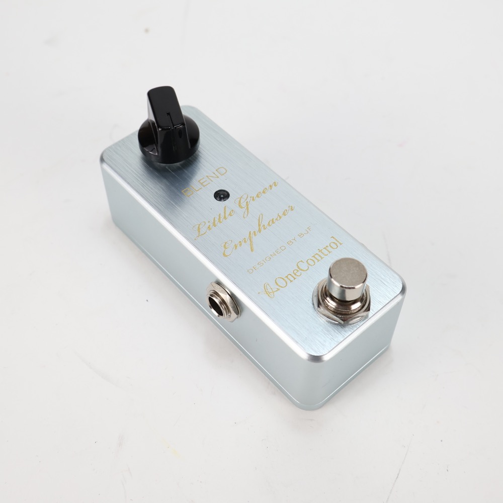 【中古】 One Control LITTLE GREEN EMPHASER 旧デザイン ブースター ギターエフェクター out側サイド