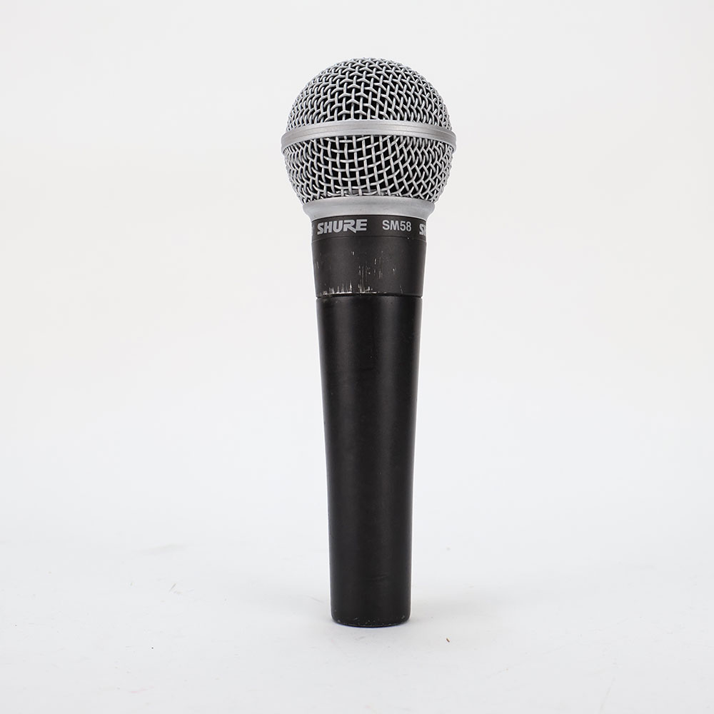 【中古】 マイク ダイナミックマイク SHURE SM58SE スイッチ付き シュアー 58 ゴッパ シュア 背面