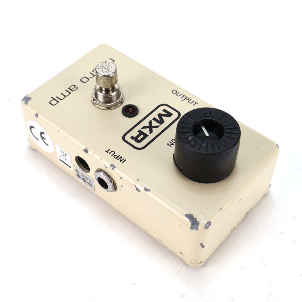 【中古】 ブースター エフェクター MXR M-133 MICRO AMP マイクロアンプ ギターエフェクター リア斜めアングル画像