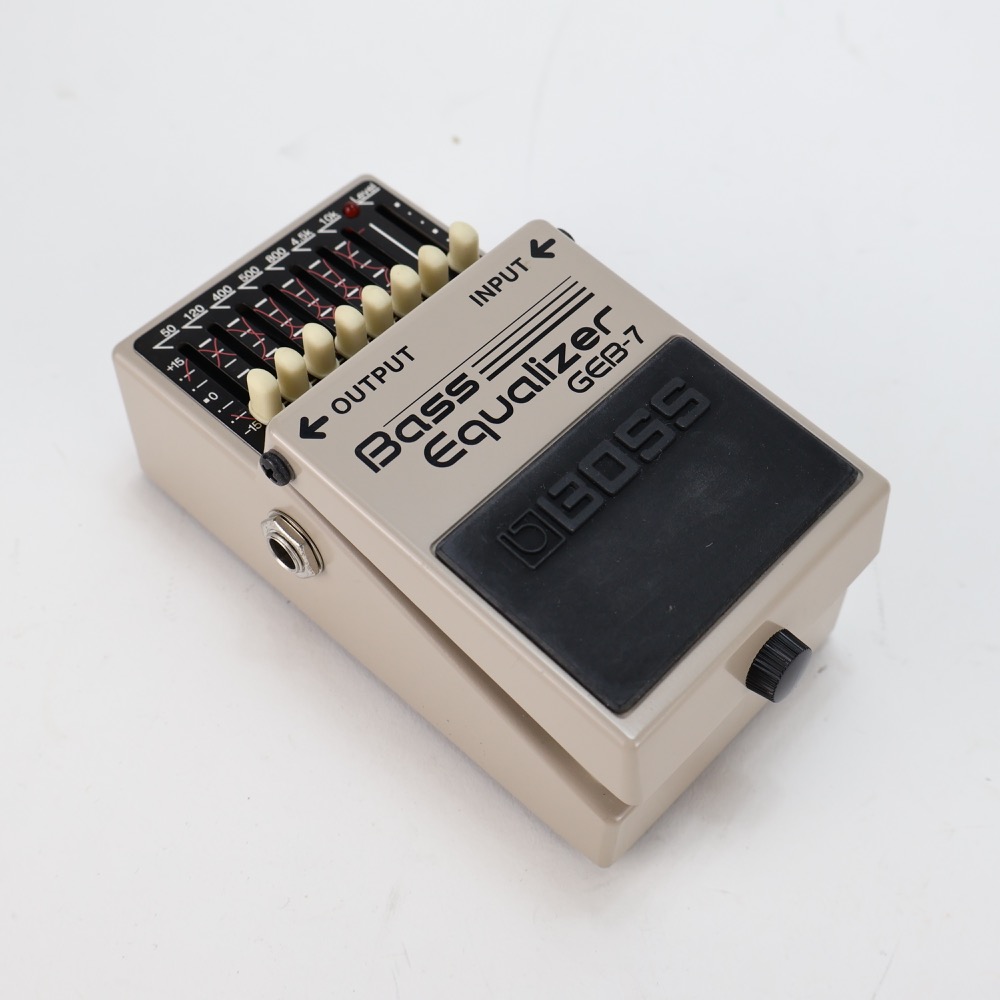【中古】イコライザー エフェクター BOSS GEB-7 Bass Equalizer ベースエフェクター out側サイド
