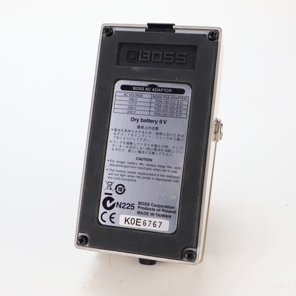 【中古】イコライザー エフェクター BOSS GEB-7 Bass Equalizer ベースエフェクター 裏面