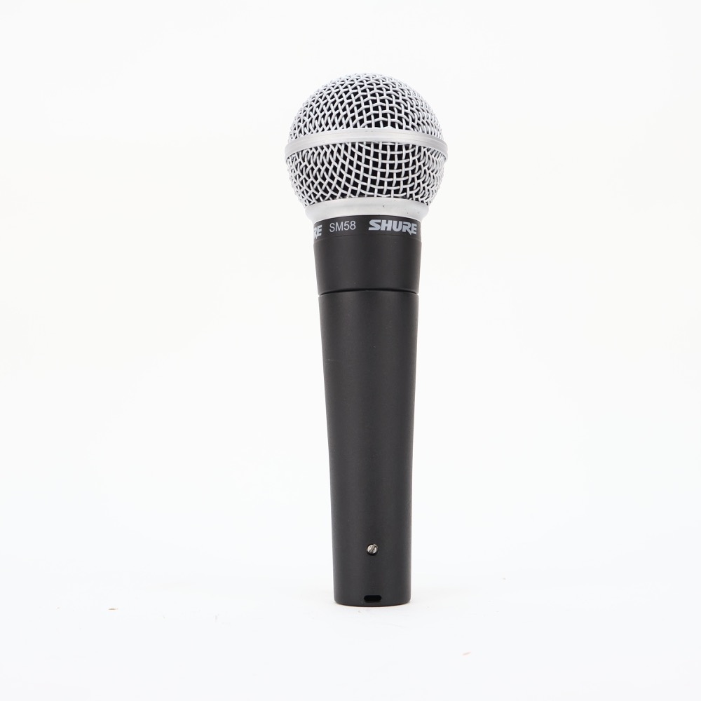 【中古】 マイク ダイナミックマイク ボーカル用 SHURE SM58 シュアー 58 ゴッパ シュア 正面