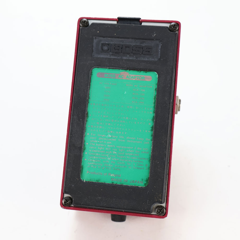 【中古】 アナログディレイ エフェクター BOSS DM-3 Delay ギターエフェクター ディレイ 裏面