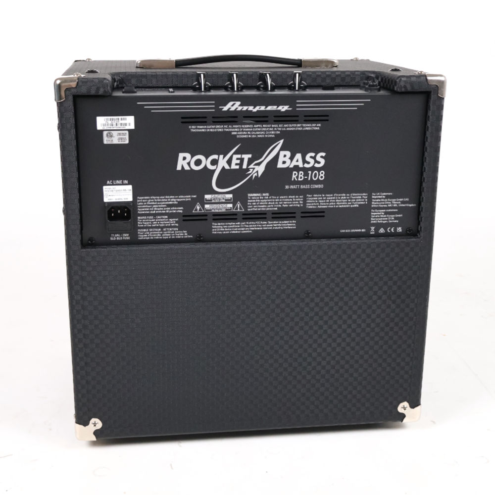 【中古】 Ampeg RB-108 ベースアンプ コンボ Rocket Bass アンペグ ロケットベース リア画像