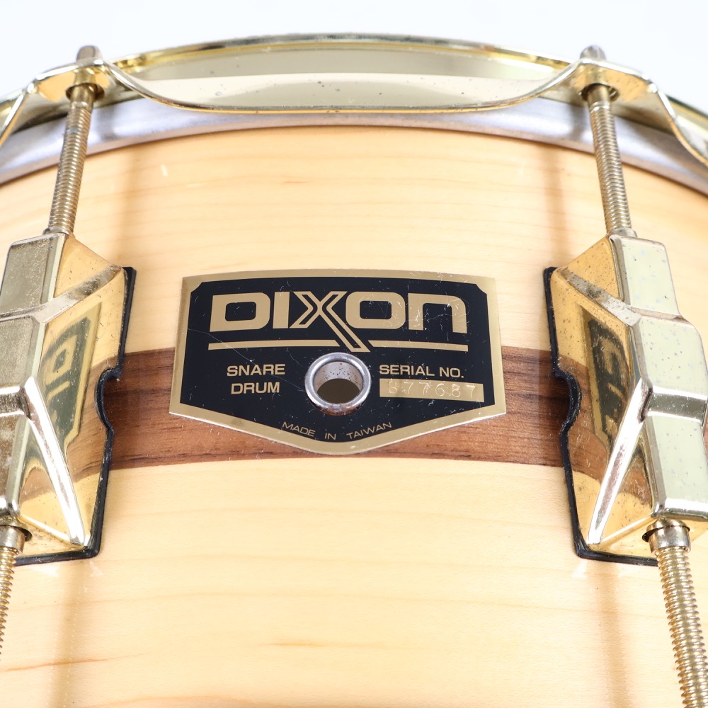 【中古】 スネアドラム ディクソン DIXON ウッドシェル スネアドラム 14x6.5 ラベル