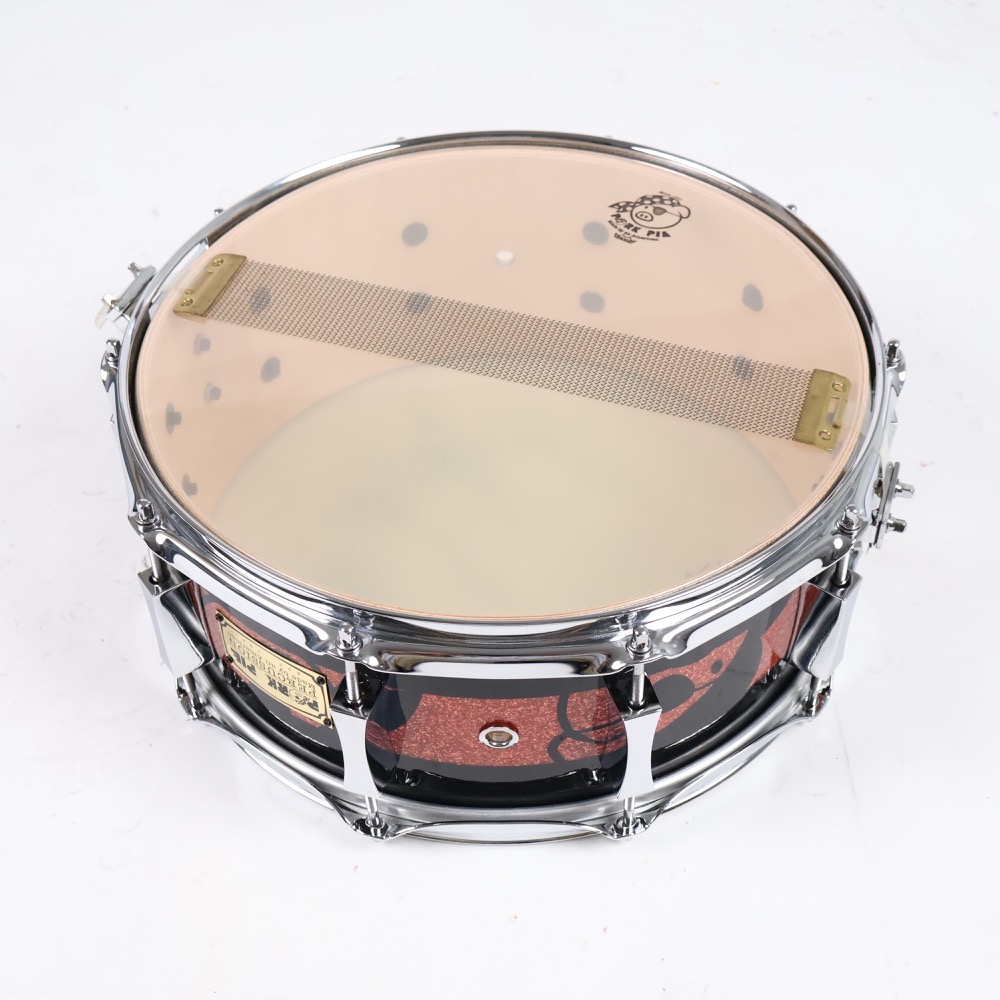 【中古】 スネアドラム ポークパイ PORK PIE Maple Shell 14x5.5 スネアドラム スナッピー