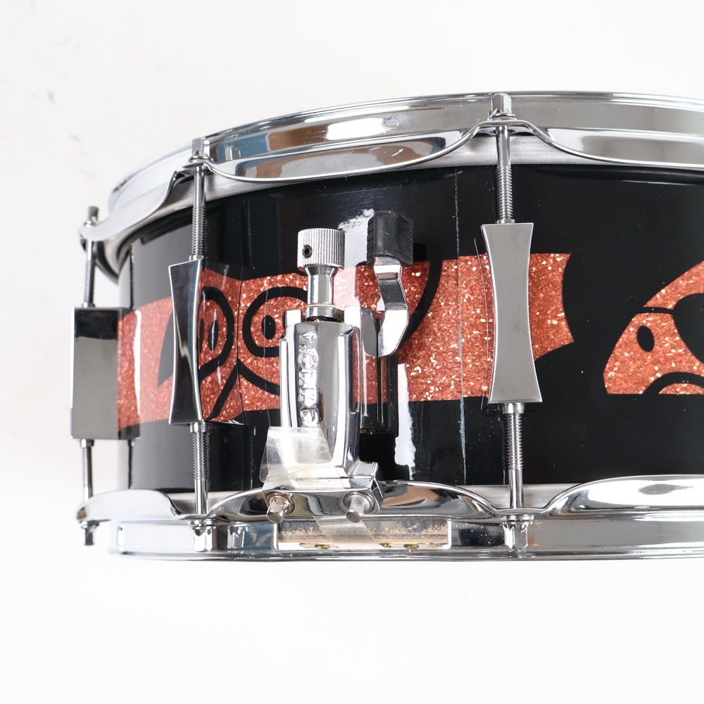 【中古】 スネアドラム ポークパイ PORK PIE Maple Shell 14x5.5 スネアドラム ストレイナー
