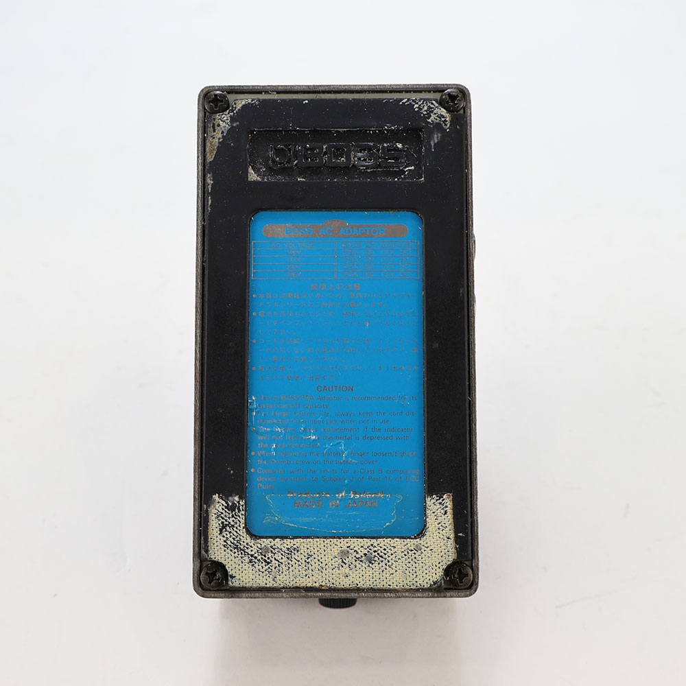 【中古】 ディストーション エフェクター BOSS MZ-2 Digital Metalizer Made in JAPAN ギターエフェクター 裏面