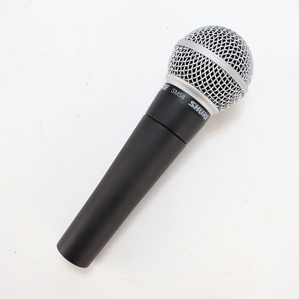 【中古】 マイク ダイナミックマイク ボーカル用 SHURE SM58 シュアー 58 ゴッパ シュア 全体