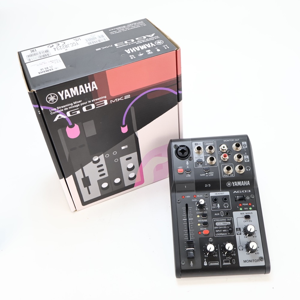 【中古】 ミキサー ヤマハ YAMAHA AG03 mk2 ライブストリーミングミキサー
