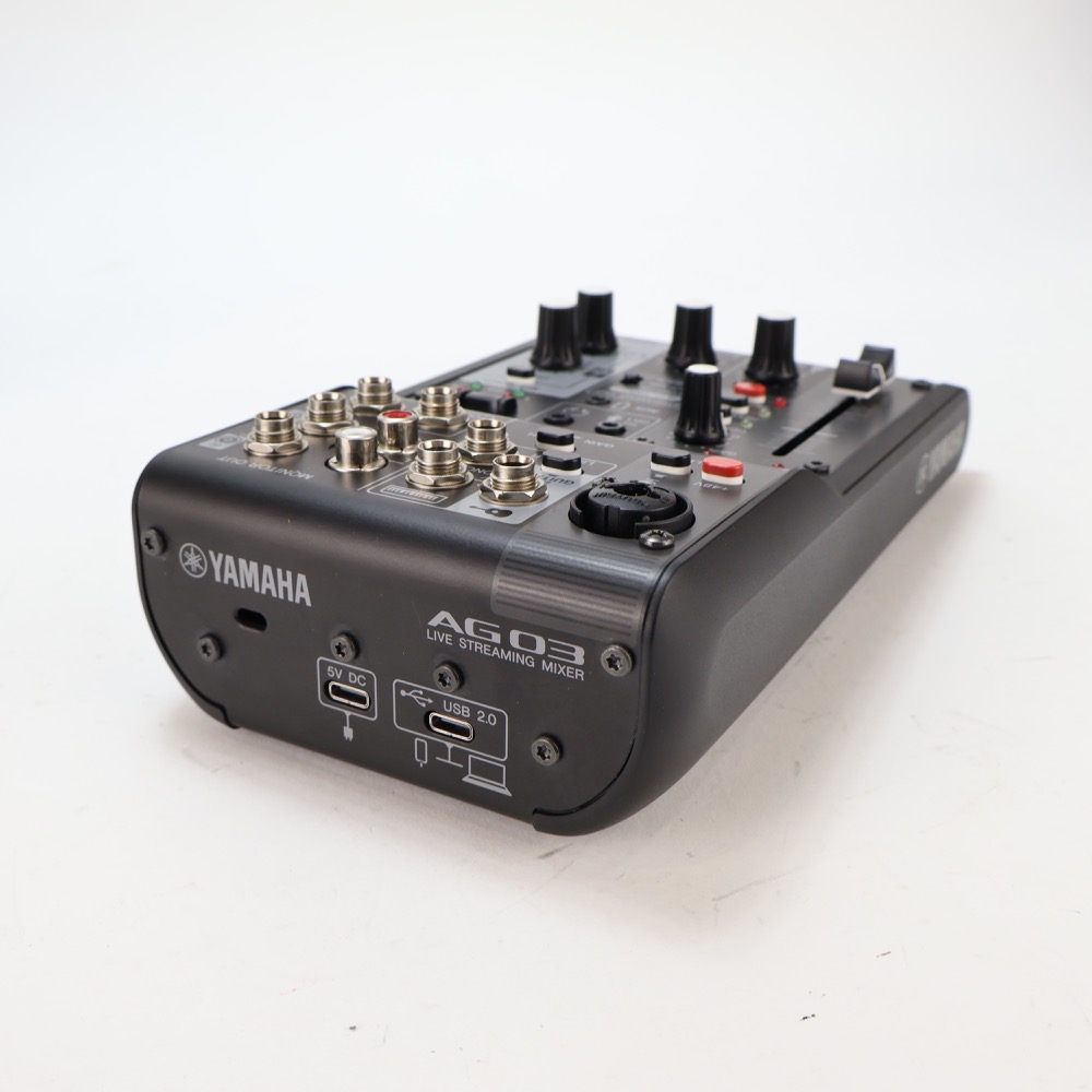 【中古】 ミキサー ヤマハ YAMAHA AG03 mk2 ライブストリーミングミキサー 入出力端子側