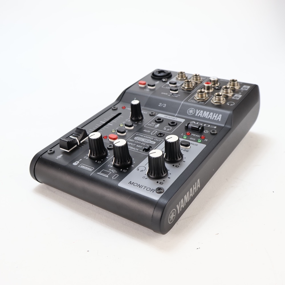【中古】 ミキサー ヤマハ YAMAHA AG03 mk2 ライブストリーミングミキサー コントロール側