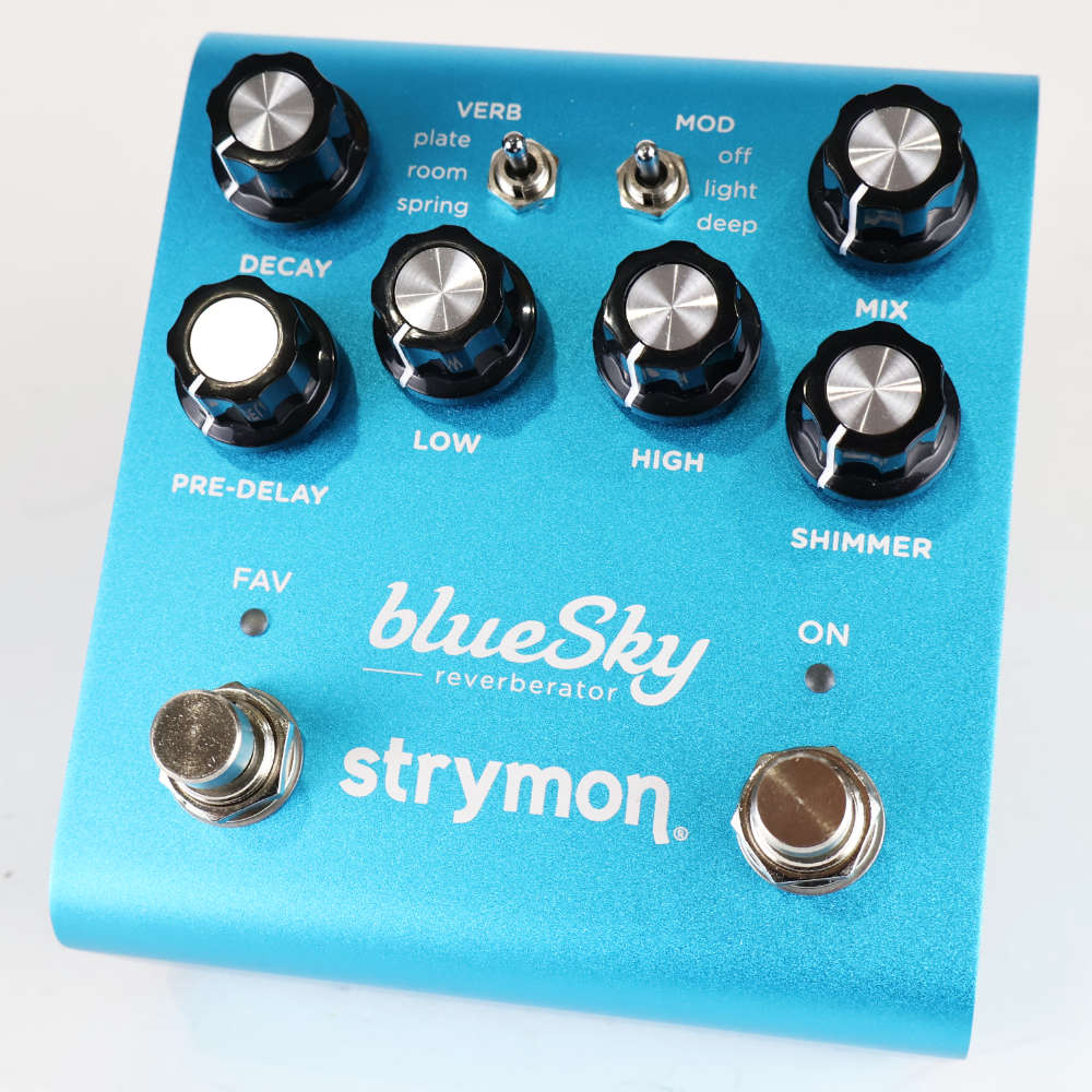 【中古】 strymon blueSky V2 リバーブ ギターエフェクター ストライモン ブルースカイ SHIMMERノブ付き 第二世代