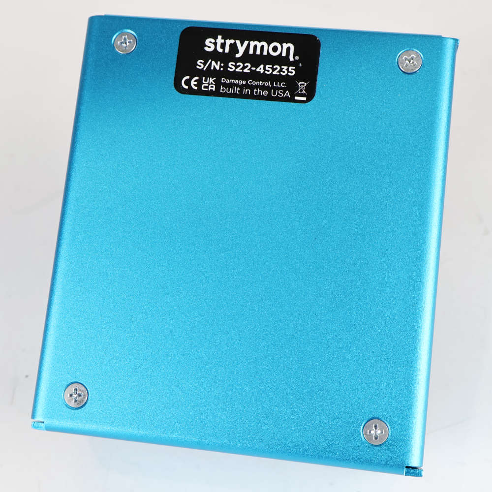 【中古】 strymon blueSky V2 リバーブ ギターエフェクター ストライモン ブルースカイ SHIMMERノブ付き 第二世代 本体画像 裏