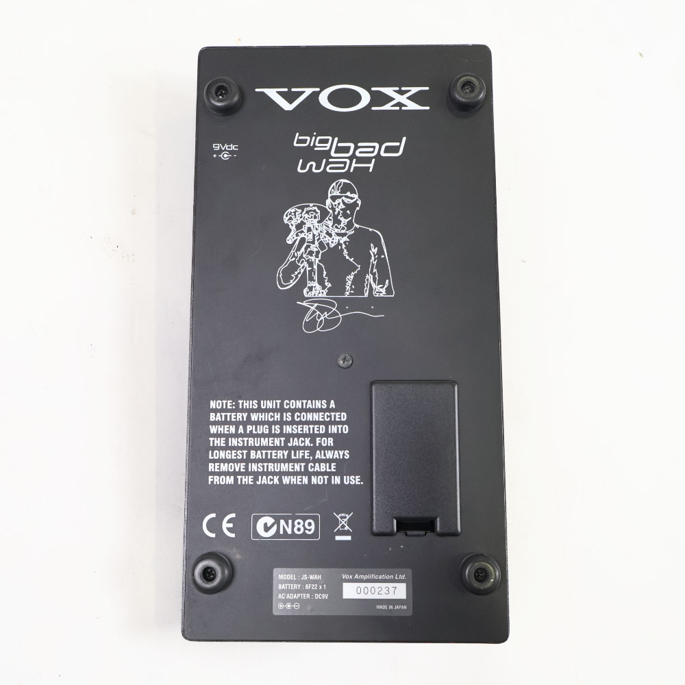【中古】 ワウペダル ヴォックス VOX JS-WAH Big Bad WAH 詳細画像
