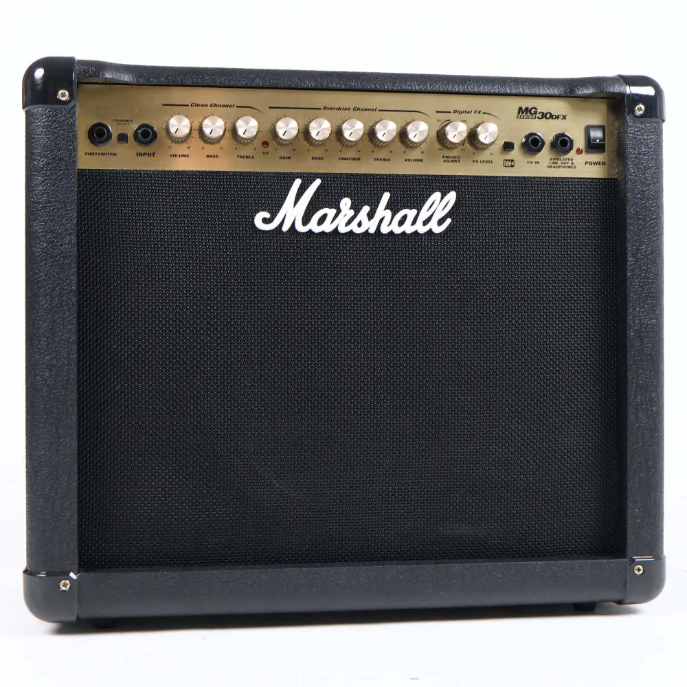 【中古】 コンボアンプ マーシャル MARSHALL MG30DFX ギターアンプ 本体画像 裏